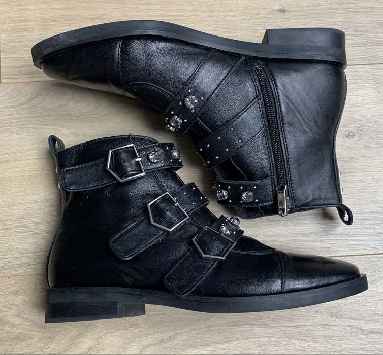 Botki skórzane r. 39