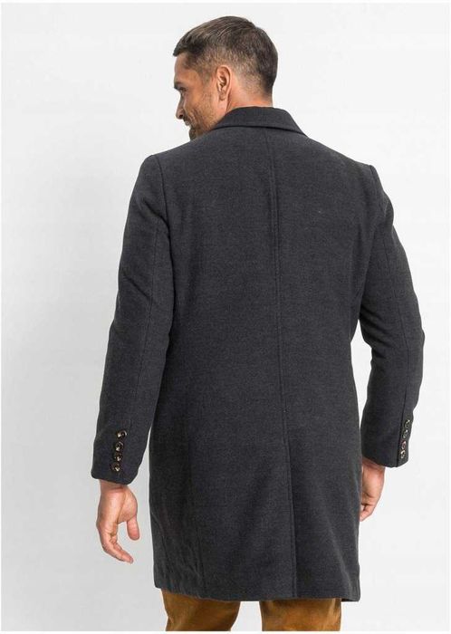 PŁASZCZ MĘSKI STALOWY dla dużego Pana- roz. 66\3XL marki B.P.C