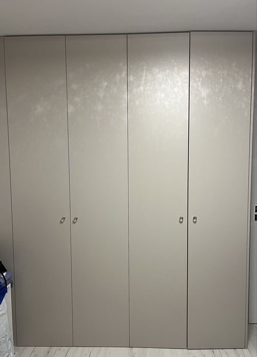 Fronty do szafy 4 szt. kolor szary (kaszmir) h=252 cm