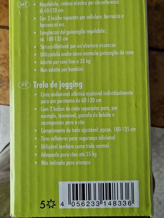 Cinta de corrida para cão