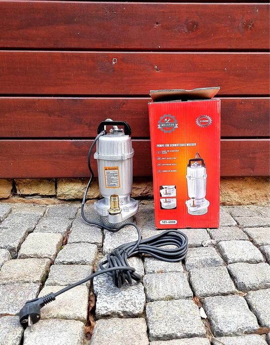 Pompa głębinowa metalowa z sitkiem