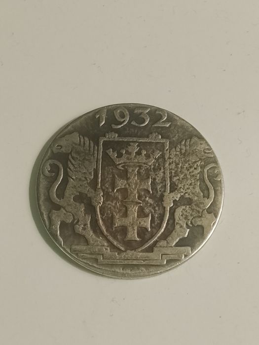 2 guldeny Wolnego Miasta Gdańska 1932  kopia