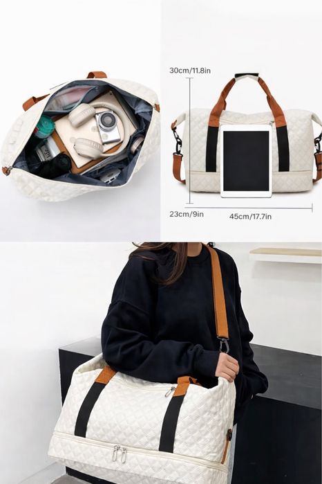 Stylowa i funkcjonalna torba sportowo-podróżna