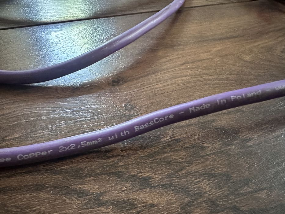 Melodika MDSC 2525 2x2,5mm Purple with BassCore kabel audio