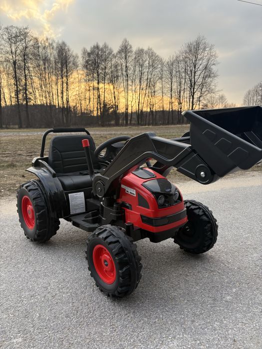 Traktorek elektryczny dla dziecka koparka na akumulator