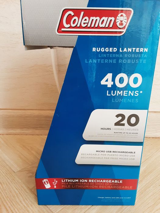 Фонарь лампа светильник повербанк Coleman Rugget lantern 400 люмен