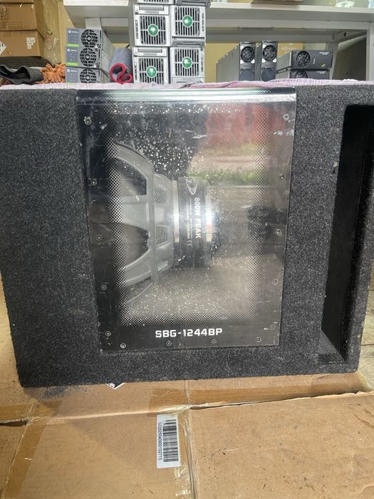 Автосабвуфер Alpine sbg1244 BP 800w