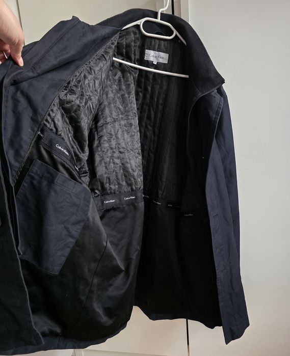 CK Calvin Klein kurtka męska XL czarna pod marynarkę casual  elegancka