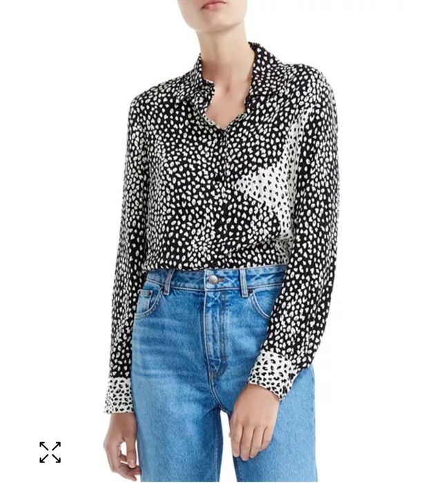 Maje! Оригінал! Шикарна блуза сорочка блузка, розмір 2, на S/M