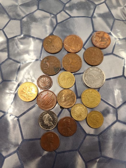 Moedas estrangeiras de coleção