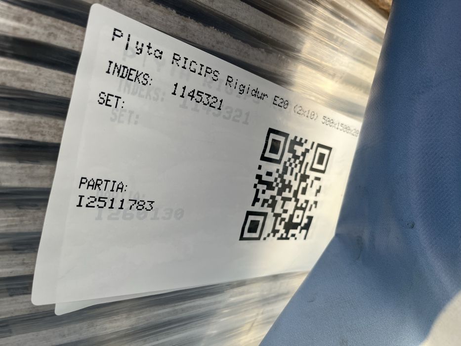Płyta Rigips Rigidur E20 20 mm (2x10 mm)