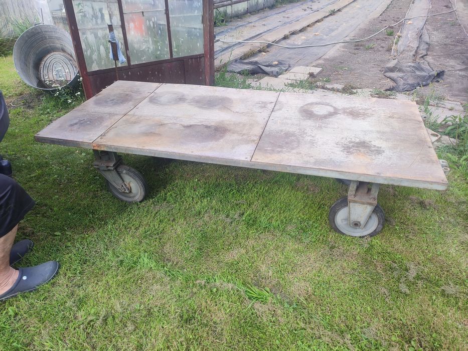 Wózek transportowy platforma stół loft do warsztatu