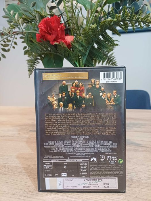 DVD O Padrinho: Parte III – NOVO – Edição Especial Widescreen Collection (Al Pacino)