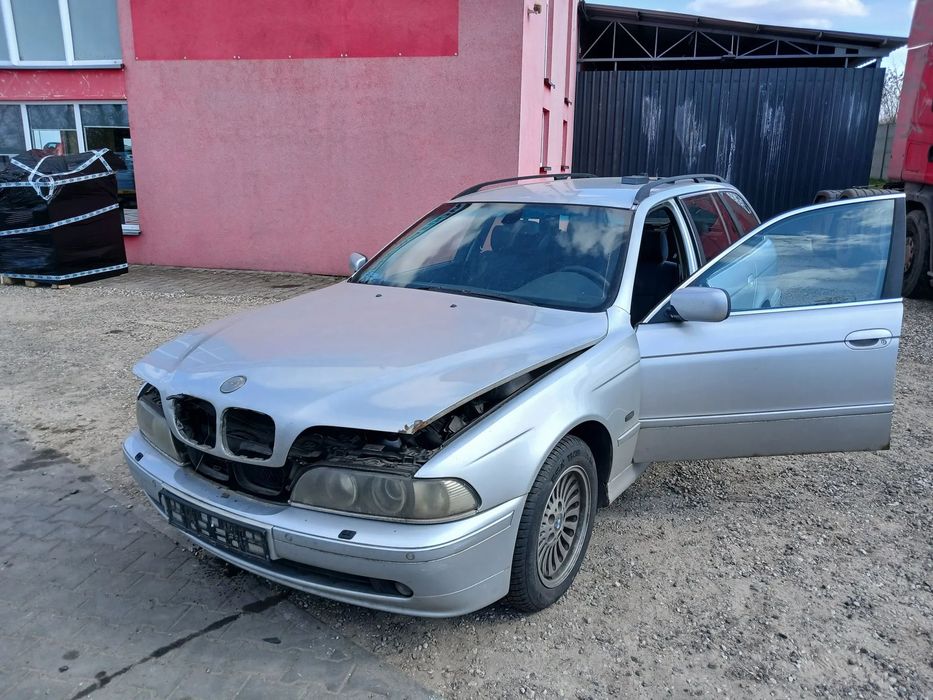 BMW E39 2.5I M52B25 1999R LAK. TITAN SILVER CAŁA NA CZĘŚCI CZESCI