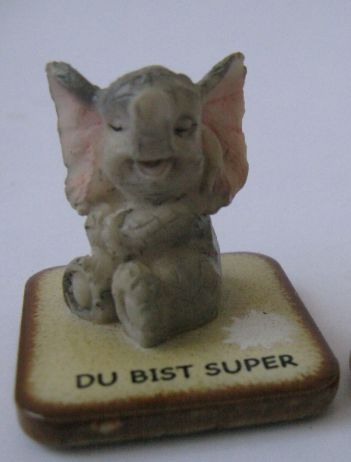 фигурка сувенир керамика слон слоник статуэтка германия 4 см целый