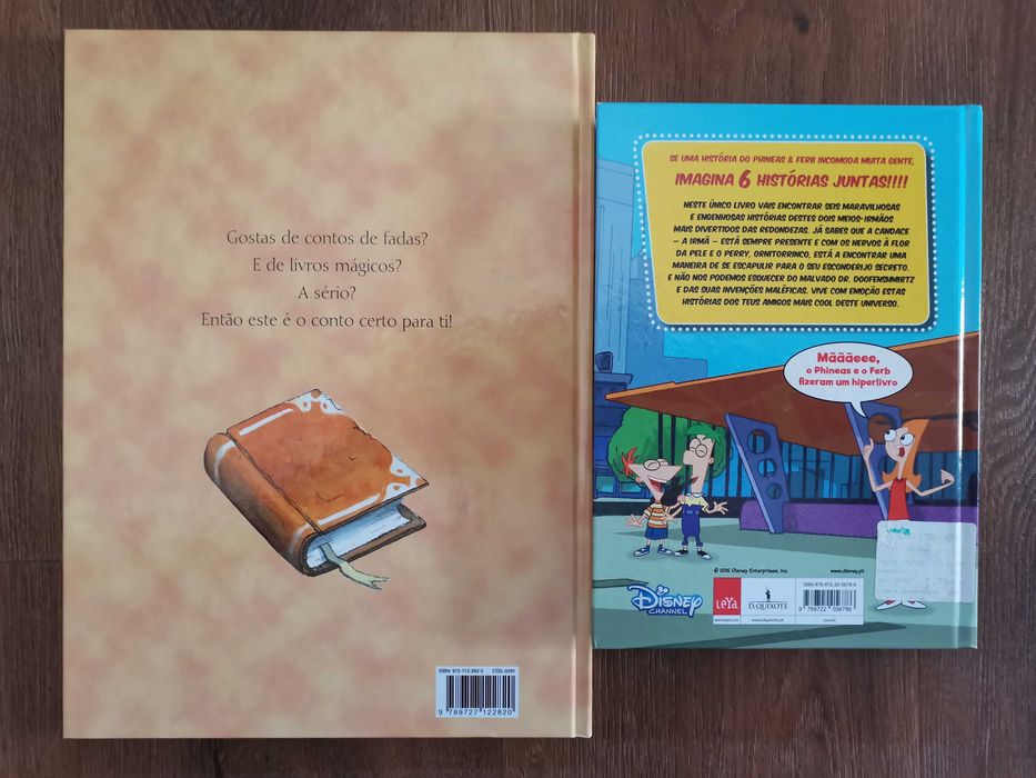 Lote de livros os primos/cão espião/Jack Sparrow/Phineas e Ferb