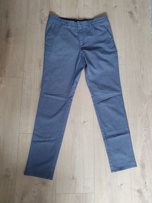 Spodnie kaito1 slim fit chinos 52 niebieskie - HUGO BOSS