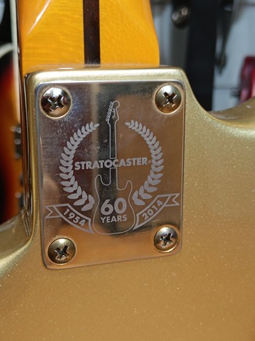 Squier CV 50s 60th Anniversary (Aztec Gold) - Gilmour Mod