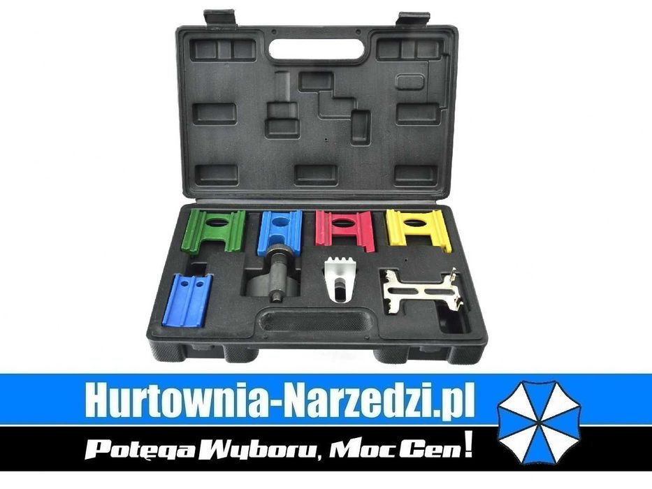 Narzędzie unwersalna blokada rozrządu 8 elementów dużo silników