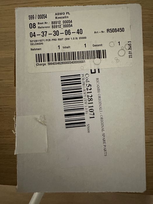 Płyta sterująca moduł PCB Delonghi Braun CareStyle Pro