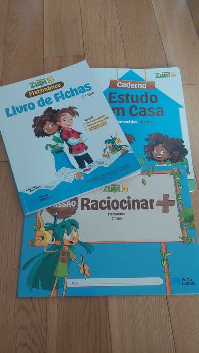 Livro Fichas e Manuais Escolares 3º Ano