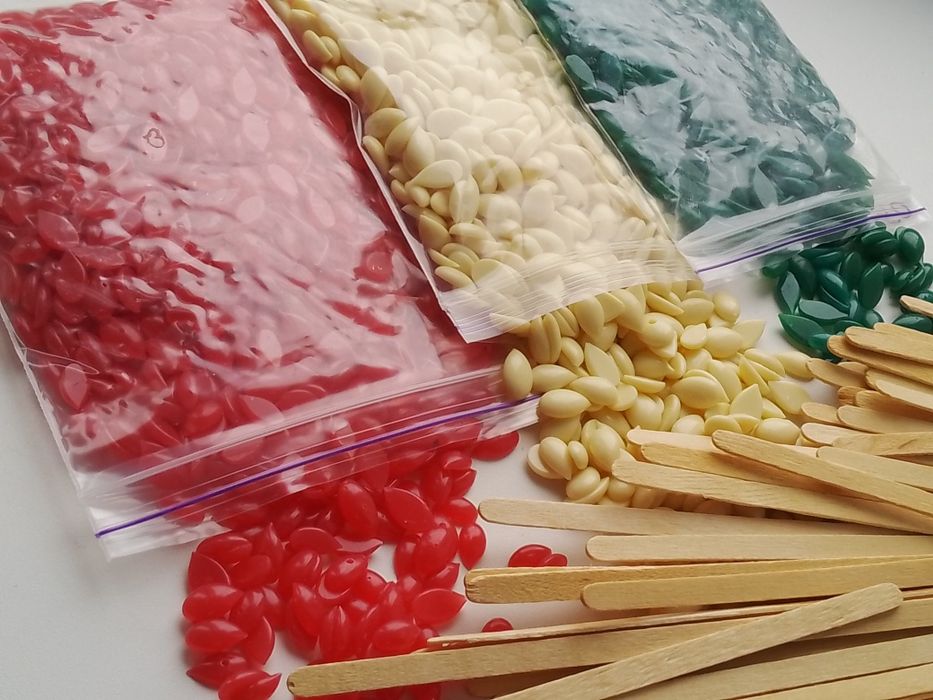 Віск Italvaks  -роза, білий шоколад,чорний,рожевий