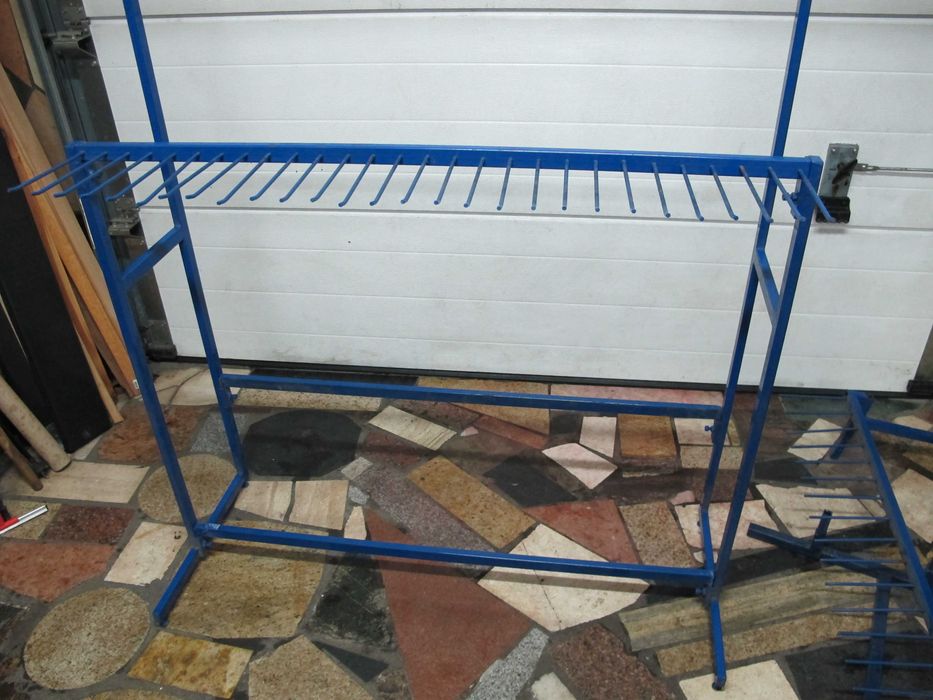 Regał metalowy stojak wieszak