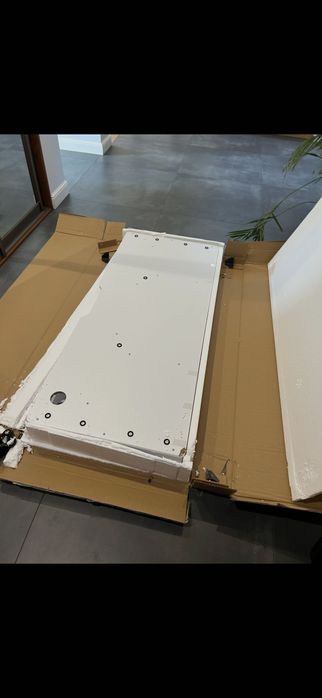 Blat biurka Spacetronic biały nowy 140x60