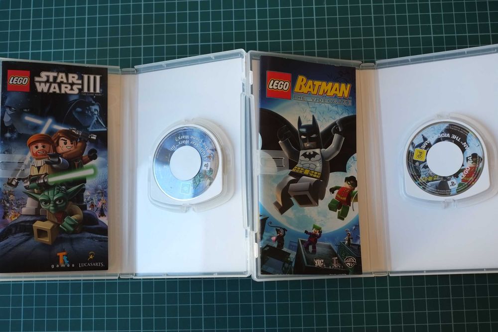 2 Jogos PSP LEGO Batman e Star Wars