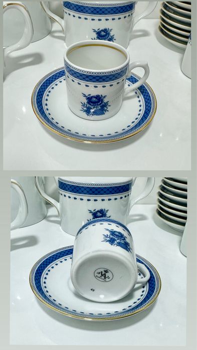 Conjunto Café Vista Alegre Coleção Cozinha Velha