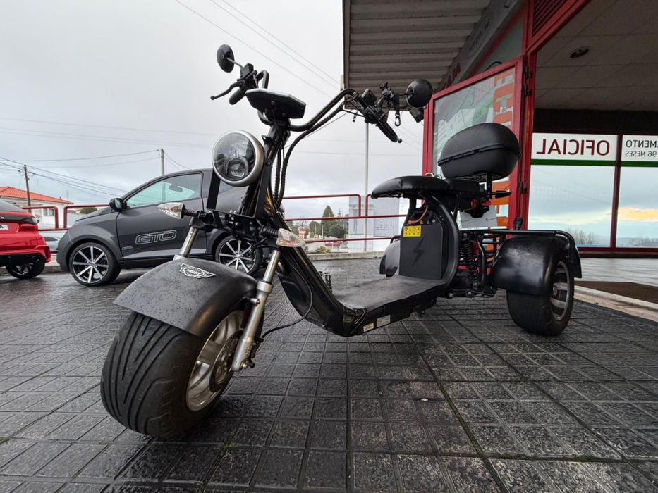 E scooter elétrica de 3 rodas- Hecht Citis Max (estilo “citycoco”)