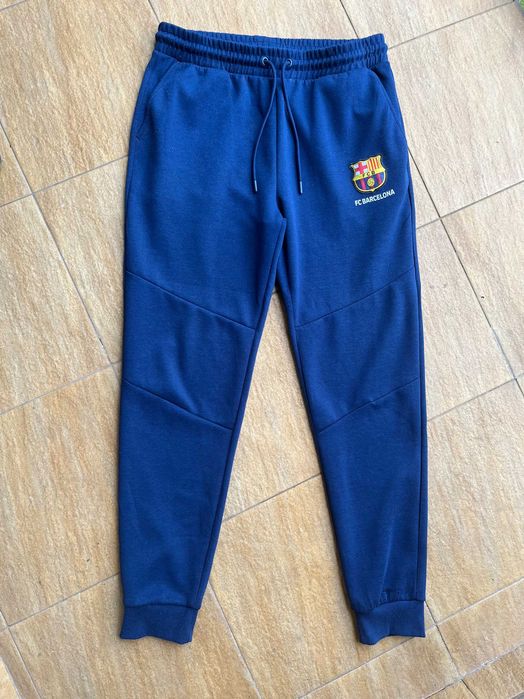 Dres FC Barcelona komplet bluza i spodnie dresowe męskie L granatowy