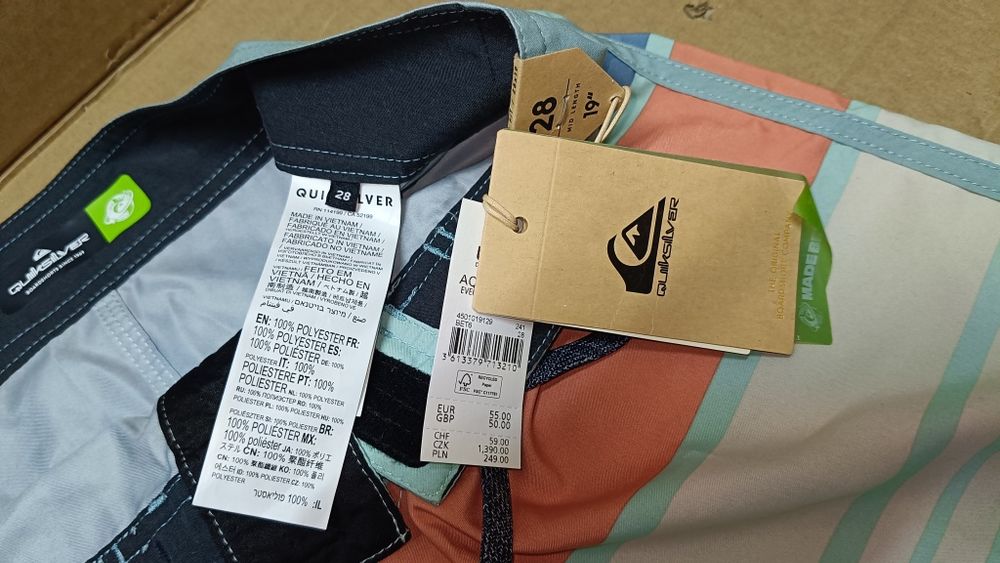 Szorty kąpielowe męskie Quiksilver rozm.28