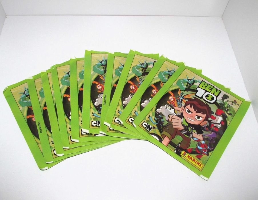 10x Boosters Ben 10 Stickers Panini Novos/Selados