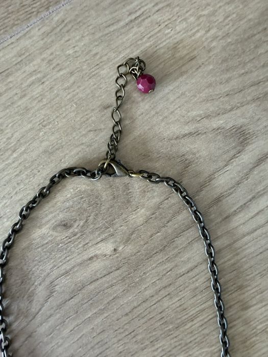 Colar comprido boho com contas e pendente tassel