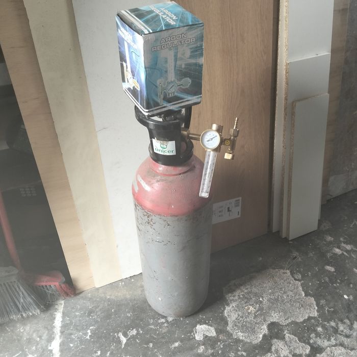 Garrafa de gás para semi automática