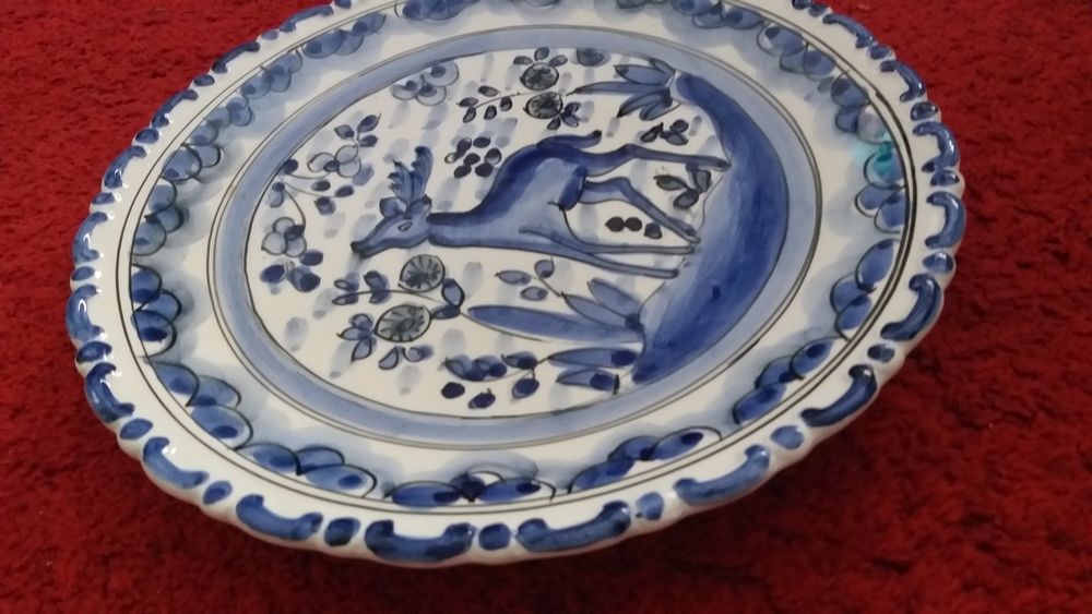 Prato decoração original de Alcobaça