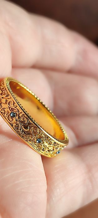 Pierścionek unisex  22 mm średnicy
