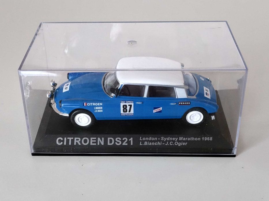 Miniatura de rally Citroen DS 21 escala 1:43