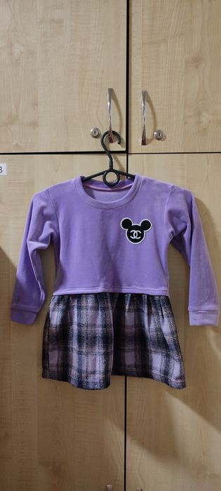 Плаття тепле для дівчинки 3-5 років