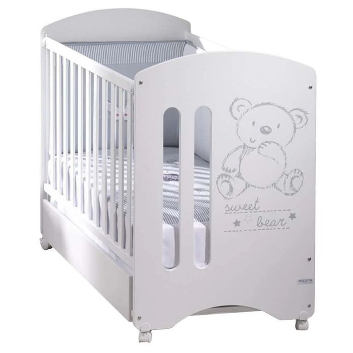 Cama  Micuna Sweet Bear Branca 120×60