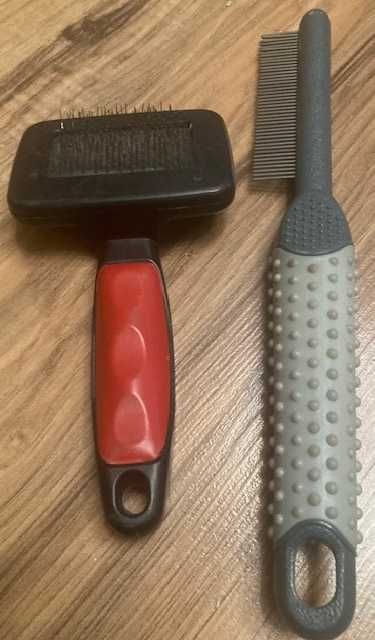 щетка-пухочистка для собак/кошек + расческа