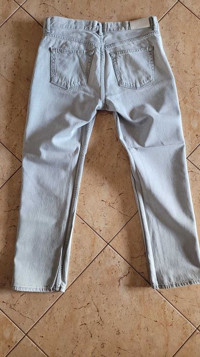 Spodnie jeans  szare