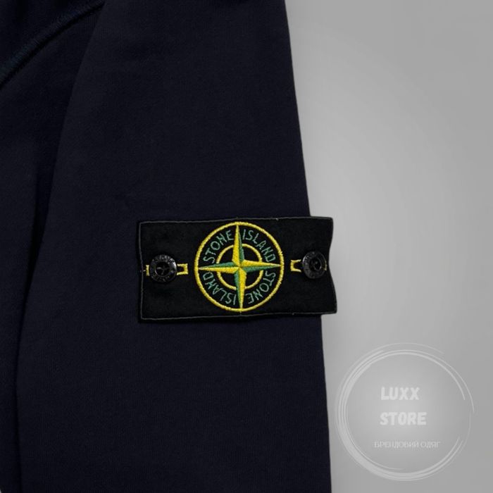 Кофта зіп худі Stone Island Cotton 1:1 (stoneisland, стон, стонайленд)