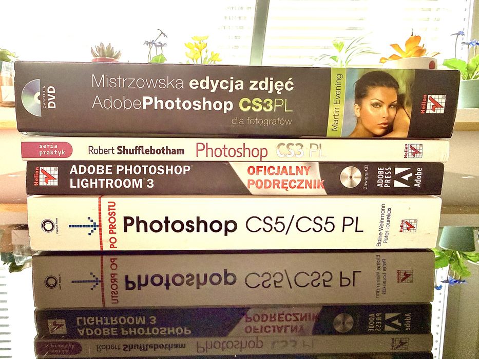 Książki Photoshop i Lightroom + programy