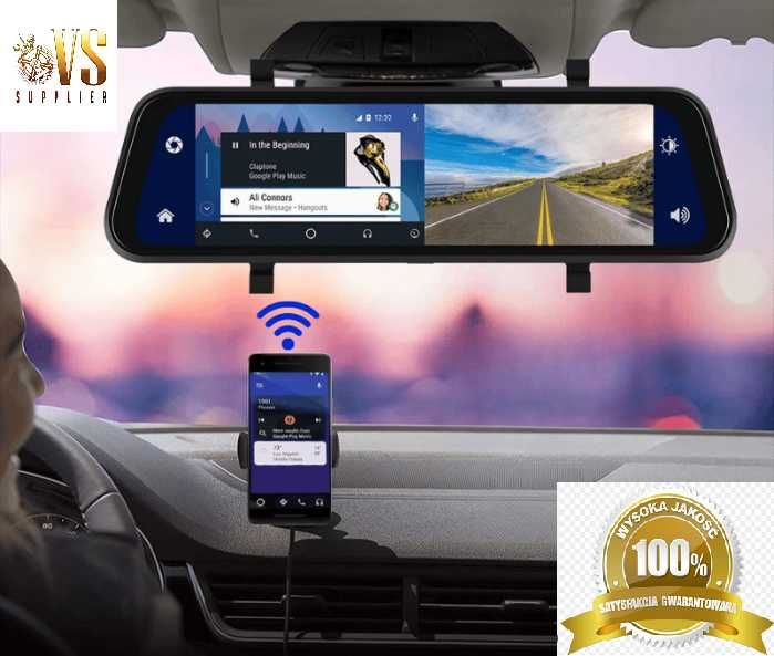lusterko samochodowe android full hd 4k kamera cofania super jakość