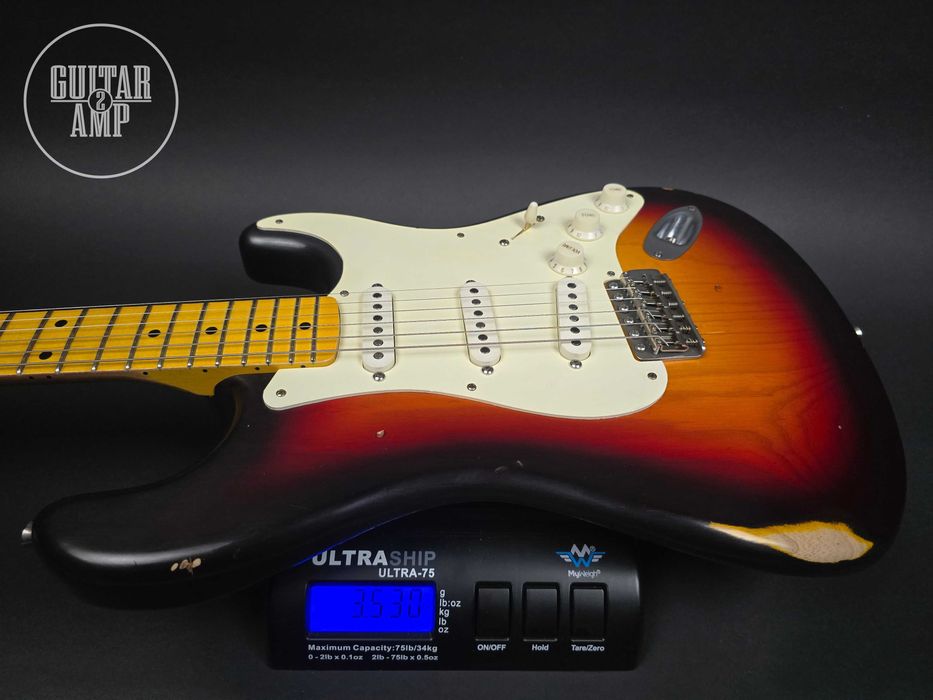 Nashguitars S57 3 Tone Sunburst Stratocaster Custom Shop Medium Relic