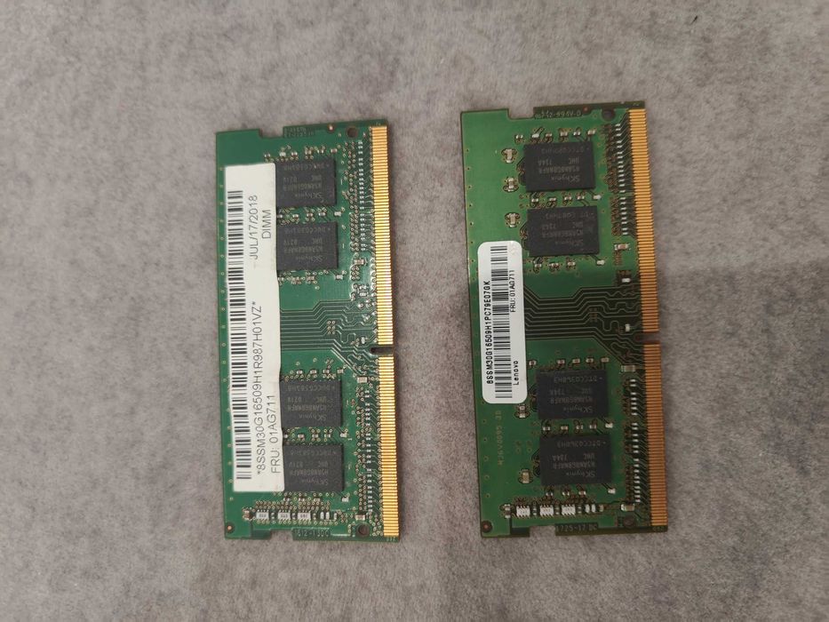2 kostki RAM po 8 Giga SK Hynix DDR4 do Laptopa