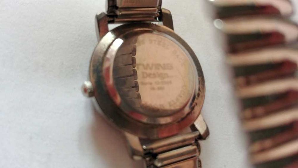 Męski/Damski Twins Zegarek rozszerzalna Bransoletka srebrnoszara Tarcz