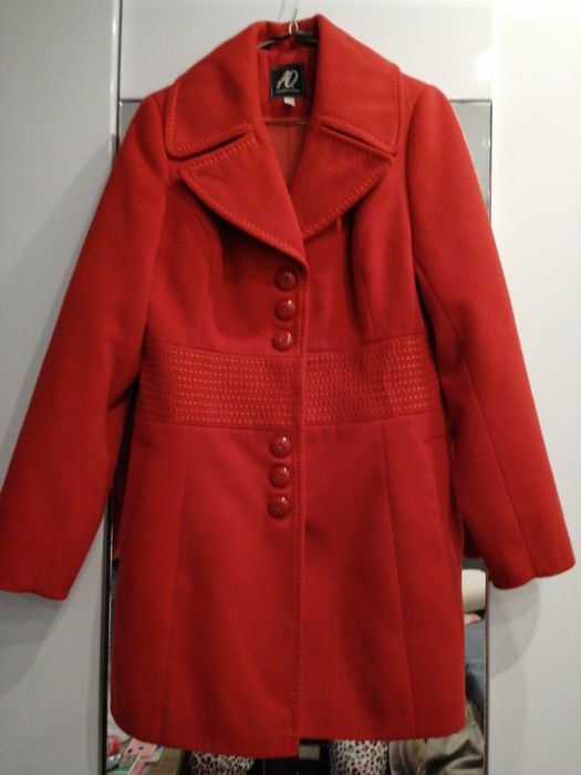 Płaszcz firmowy Adrianno Damianii 40 ciepły okazja jak nowy